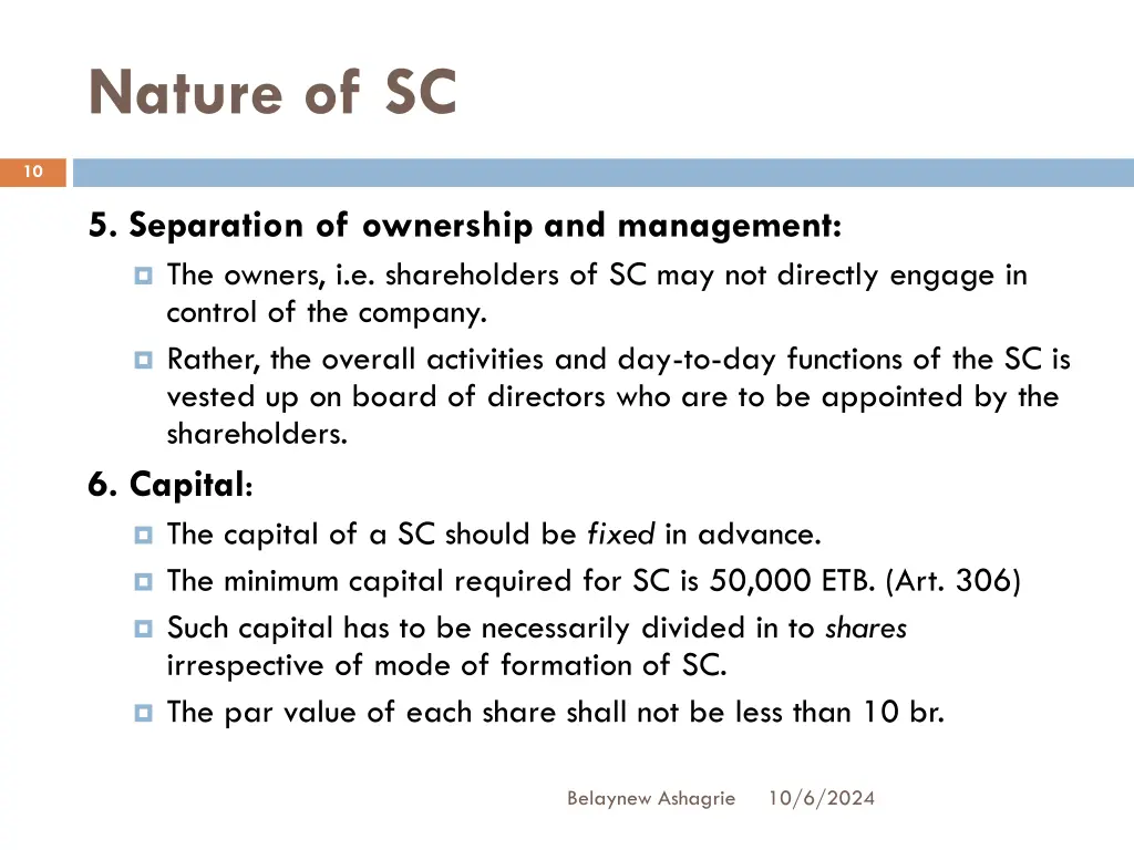 nature of sc 2