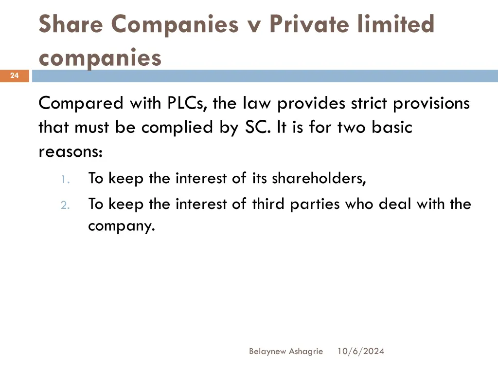 share companies v private limited companies 1