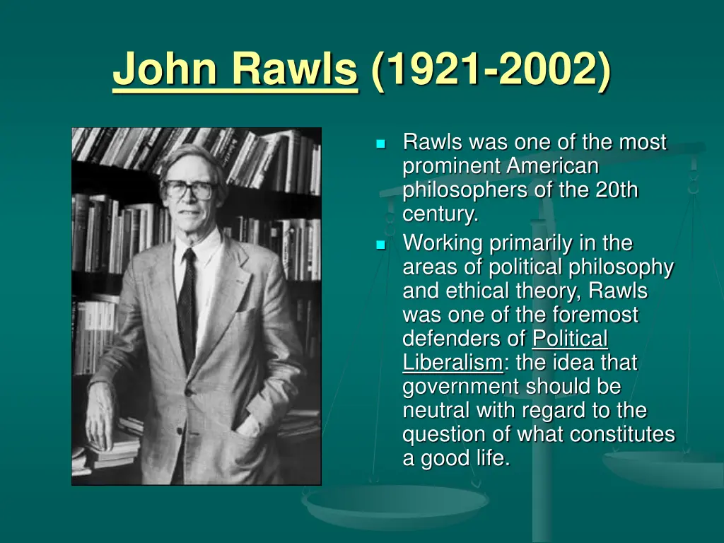 john rawls 1921 2002