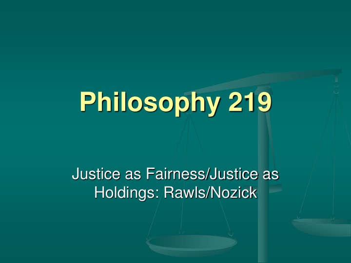 philosophy 219