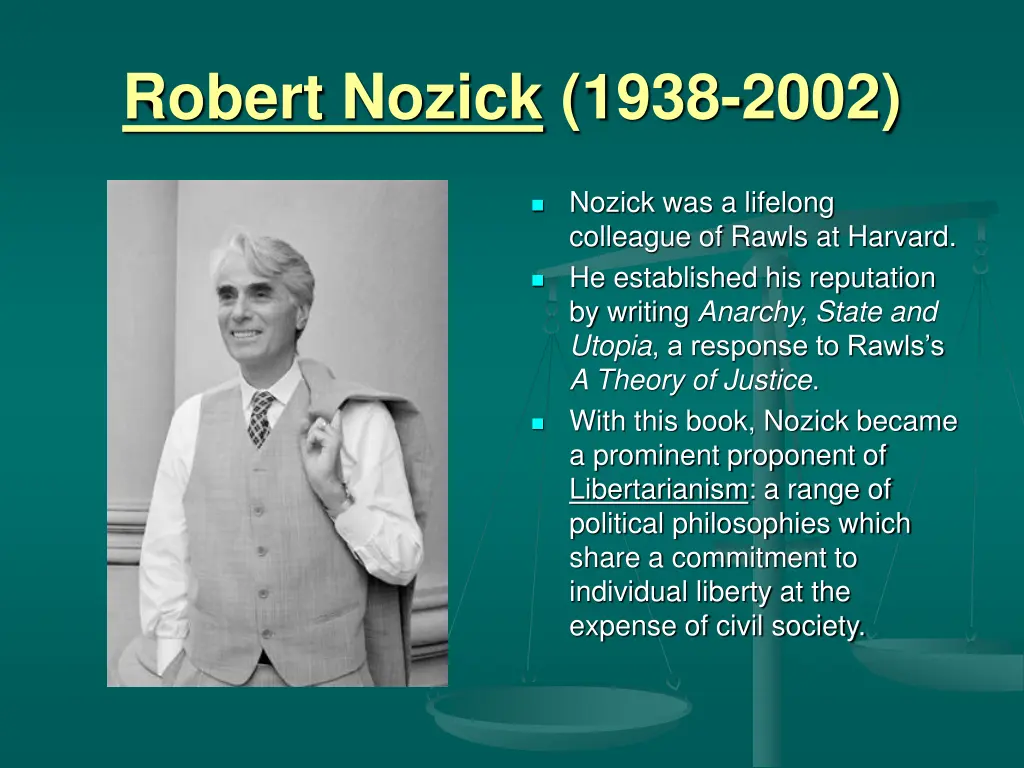 robert nozick 1938 2002