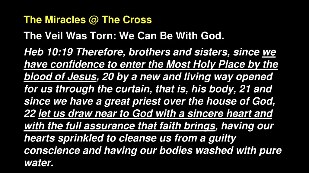 the miracles @ the cross the veil was torn 2