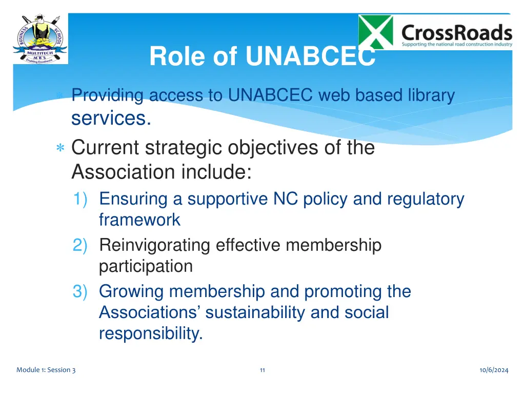 role of unabcec