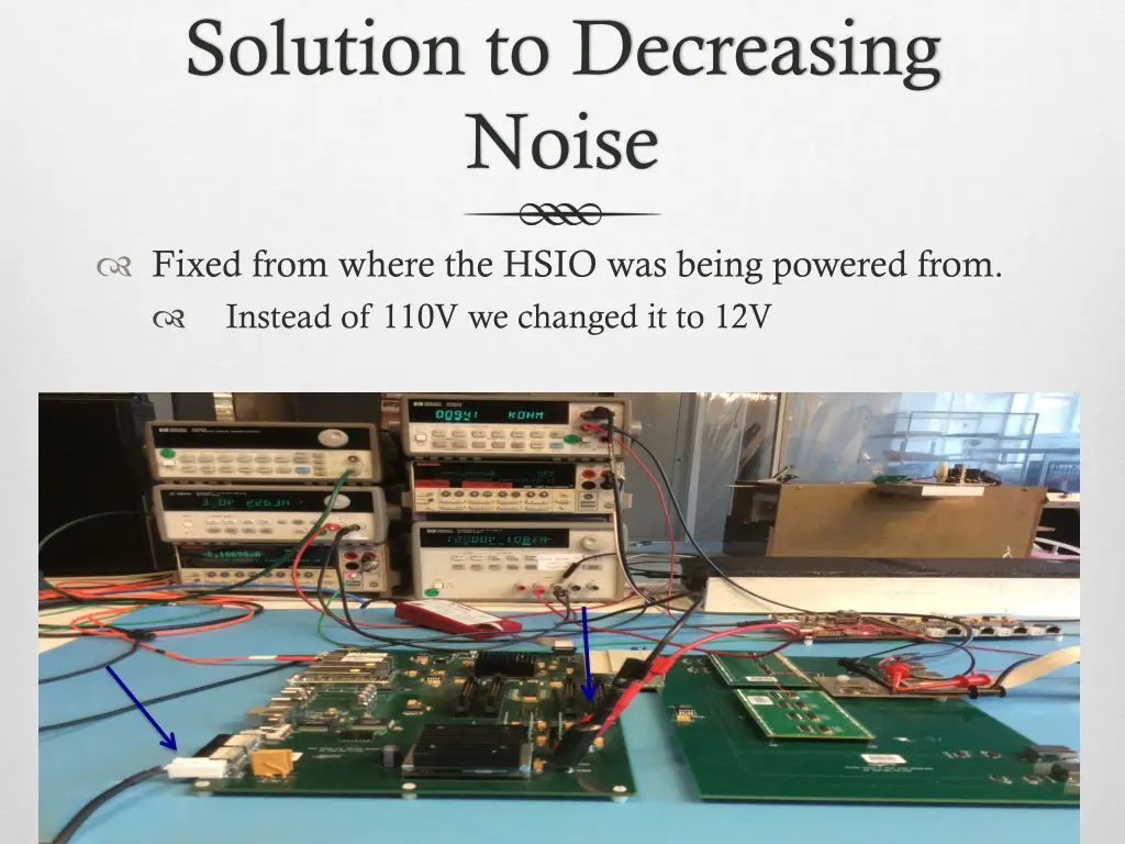 solution to decreasing noise