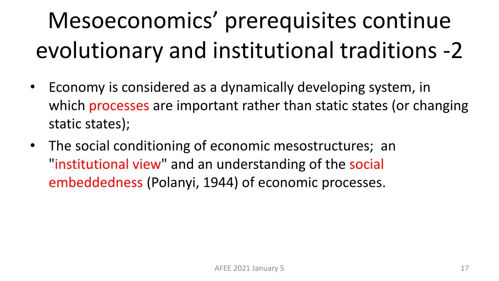 mesoeconomics prerequisites continue evolutionary 1