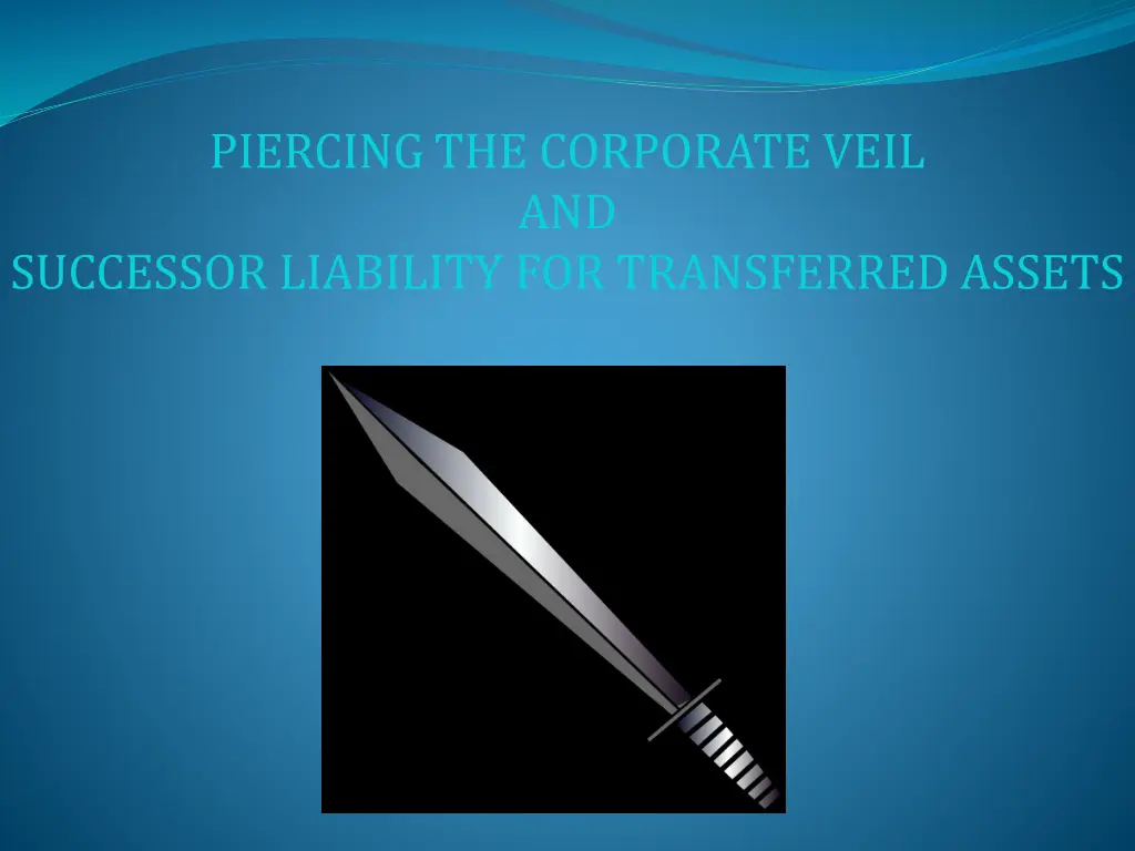 piercing the corporate veil and successor