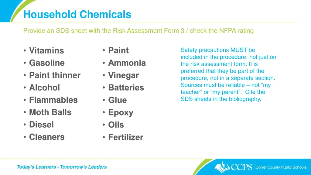 household chemicals