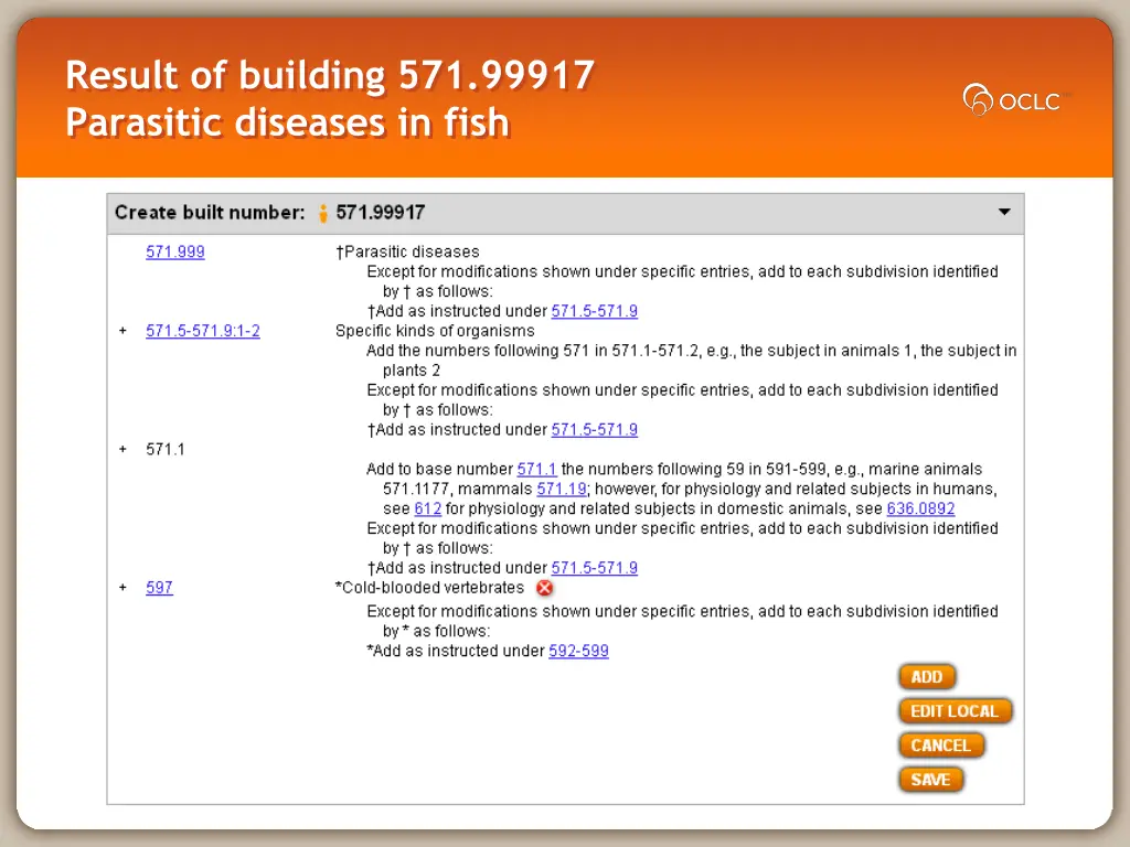 result of building 571 99917 parasitic diseases