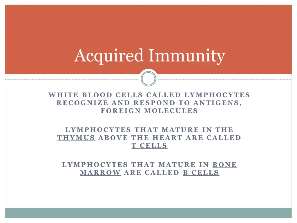 acquired immunity