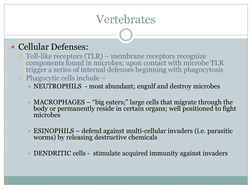 vertebrates 1