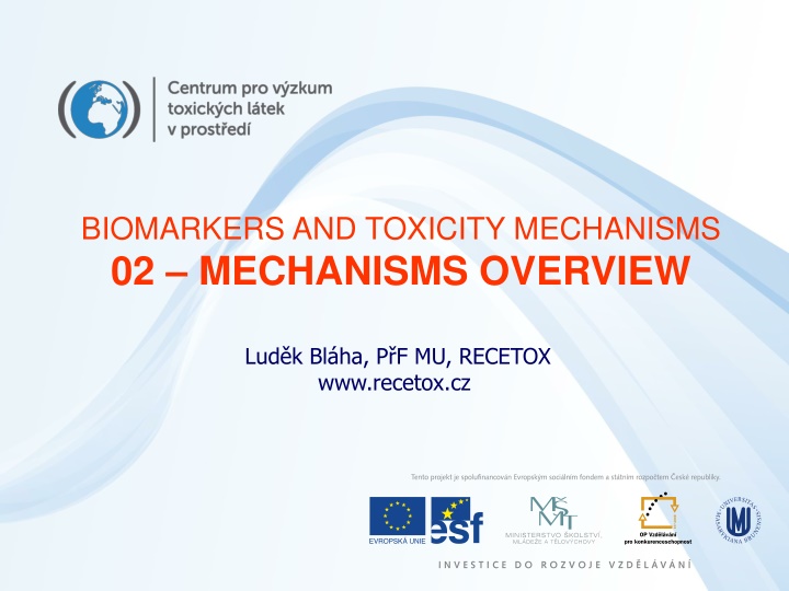 biomarkers and toxicity mechanisms 02 mechanisms