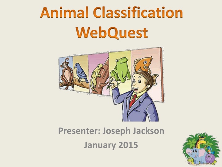 animal classification webquest