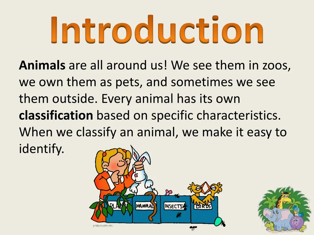 introduction animals are all around