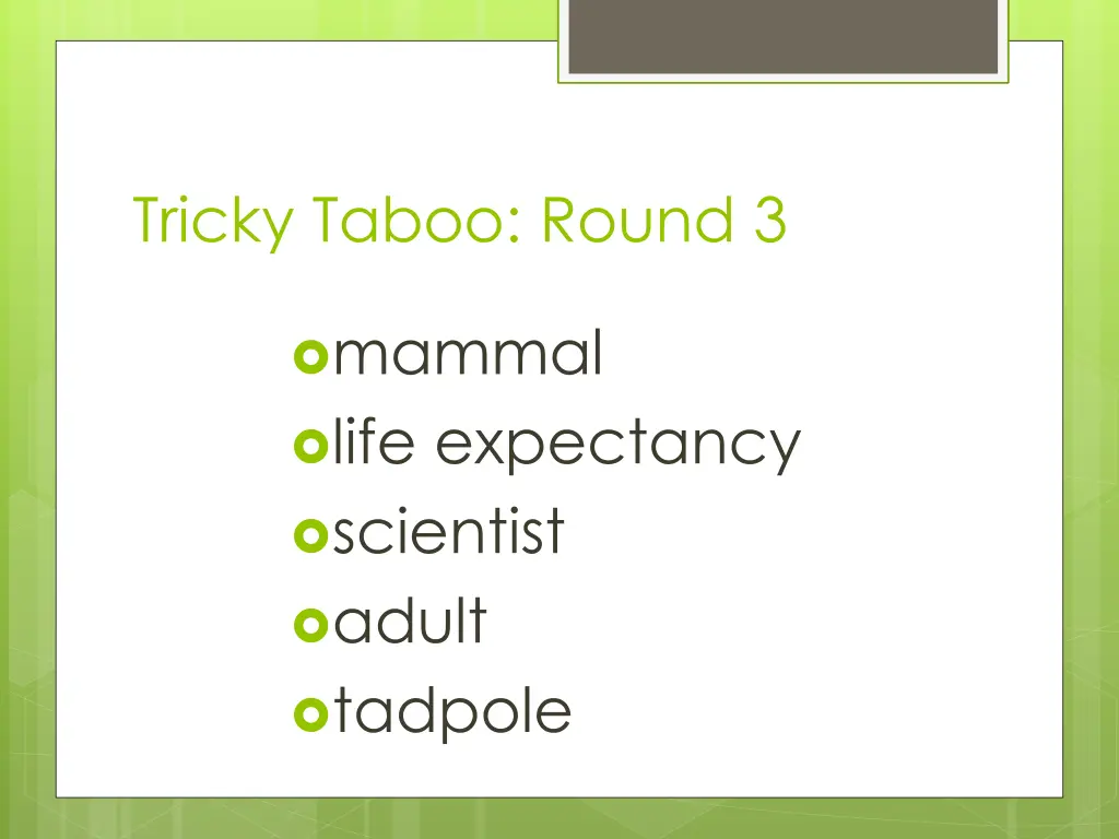 tricky taboo round 3