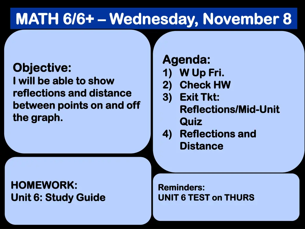 math 6 6 math 6 6 wednesday november 8 wednesday