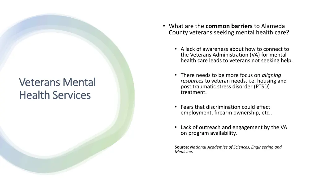 what are the common barriers to alameda county