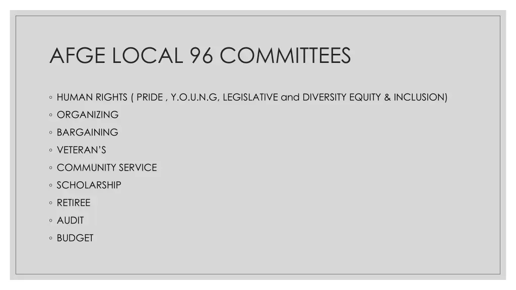 afge local 96 committees