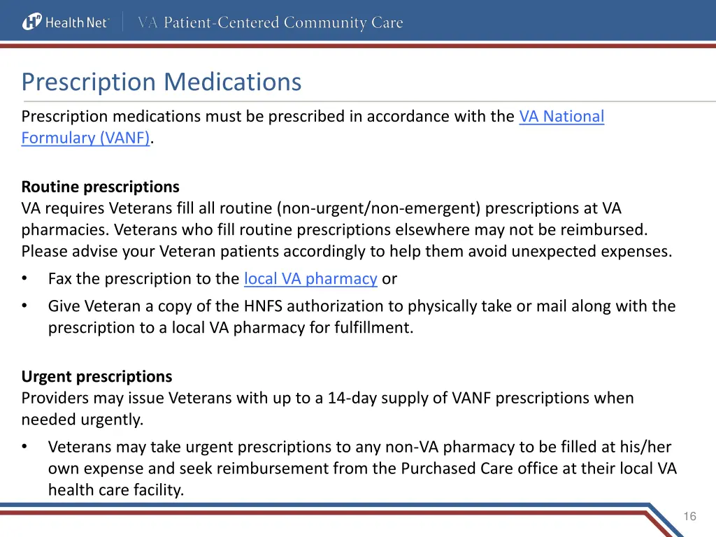 prescription medications