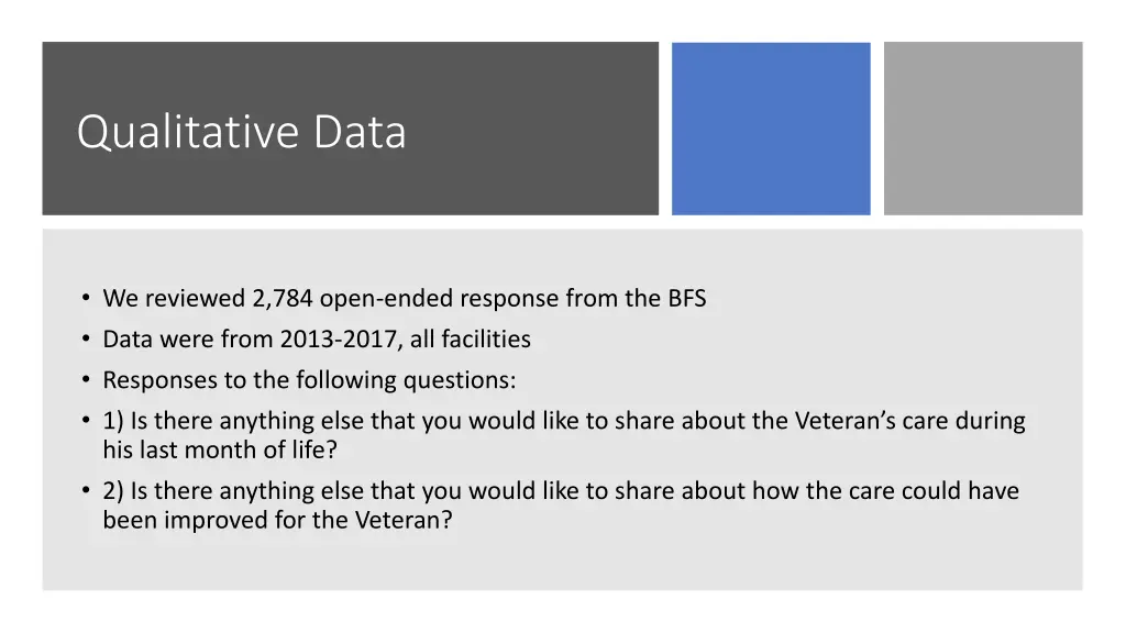 qualitative data