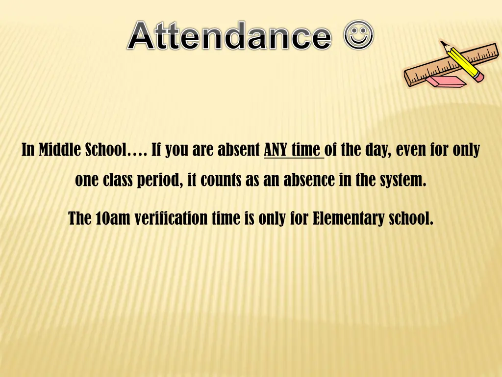 attendance