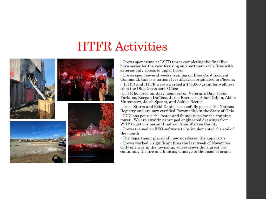 htfr activities