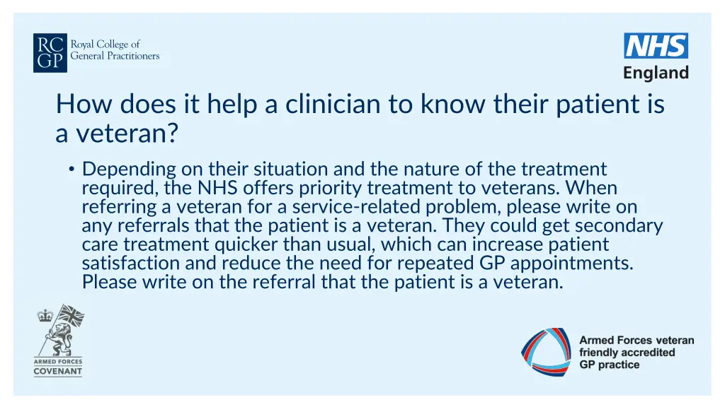 how does it help a clinician to know their 1