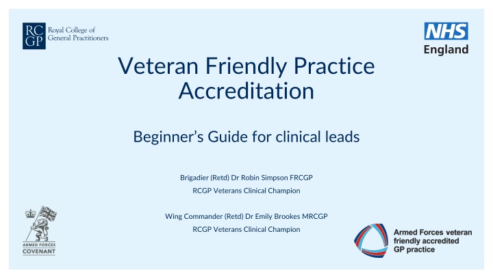 veteran friendly practice accreditation