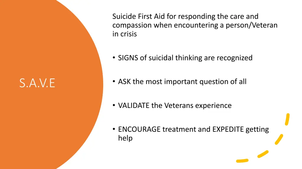 suicide first aid for responding the care