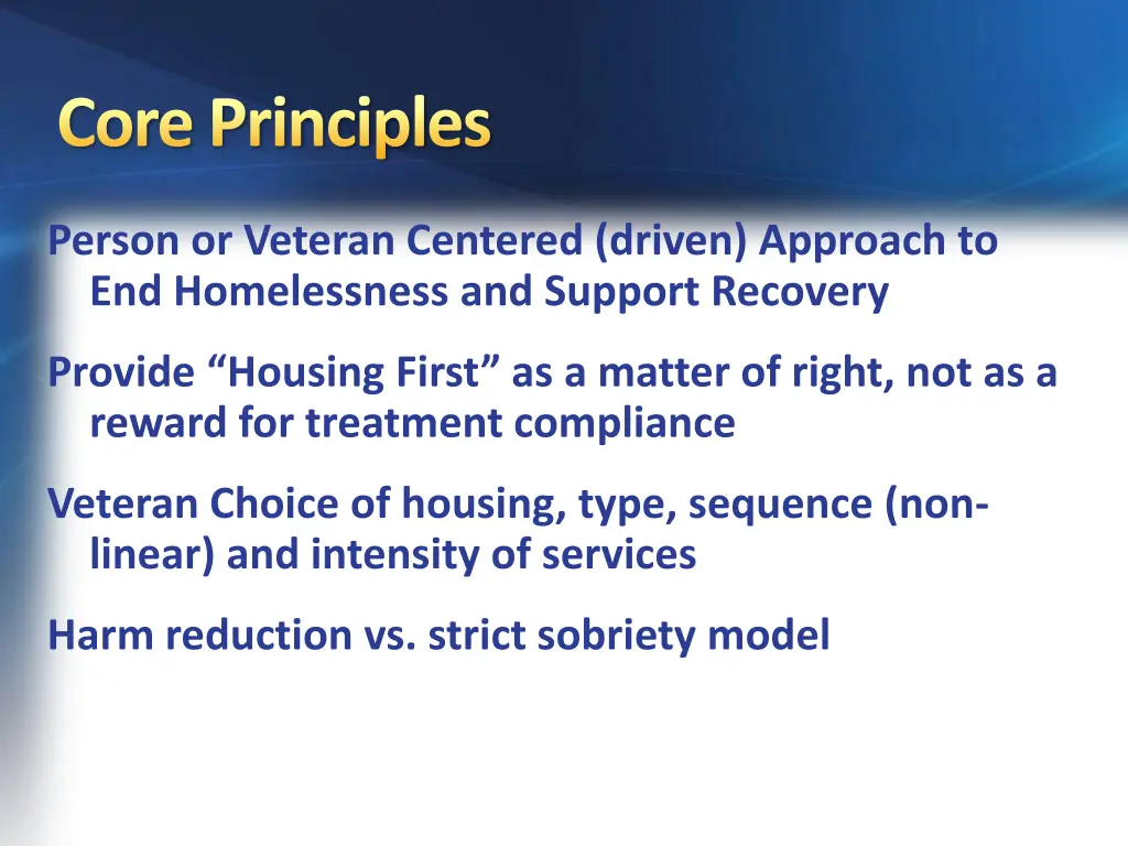 core principles 1