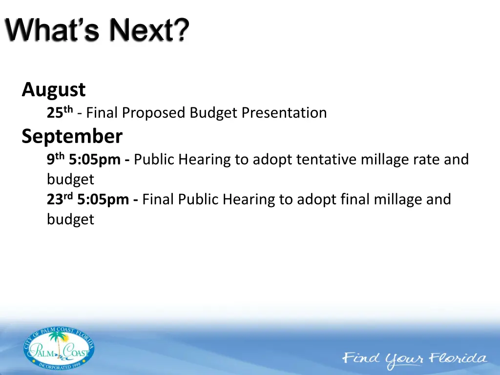 august 25 th final proposed budget presentation