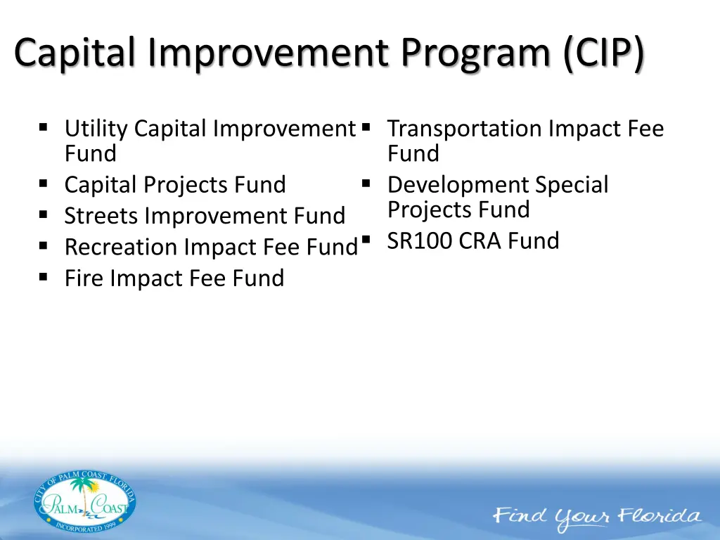 capital improvement program cip