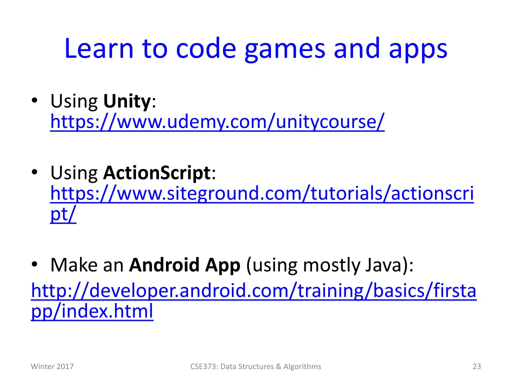 learn to code games and apps