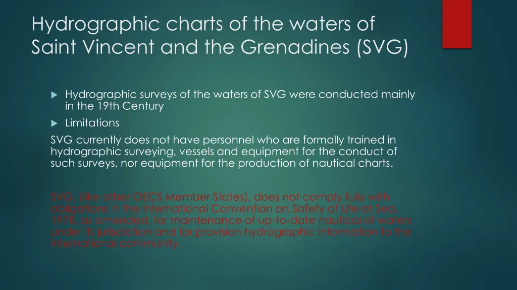 hydrographic charts of the waters of saint