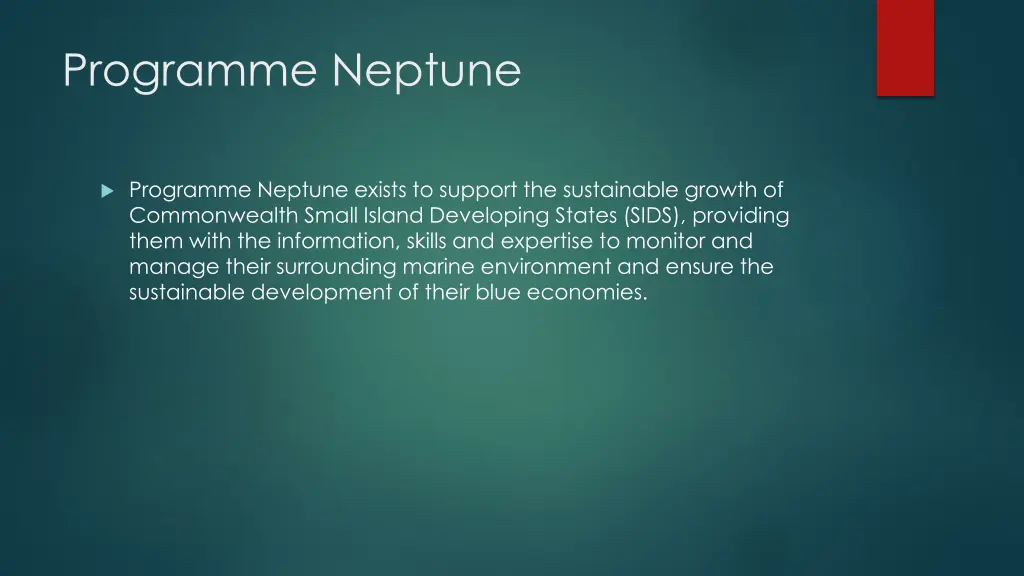 programme neptune