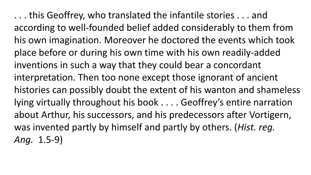 this geoffrey who translated the infantile