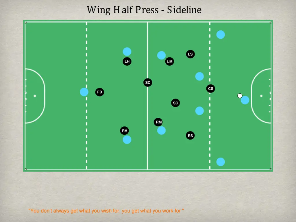 wing half press sideline