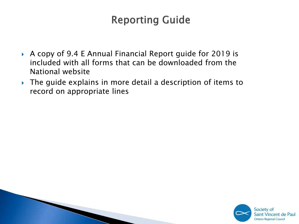 a copy of 9 4 e annual financial report guide