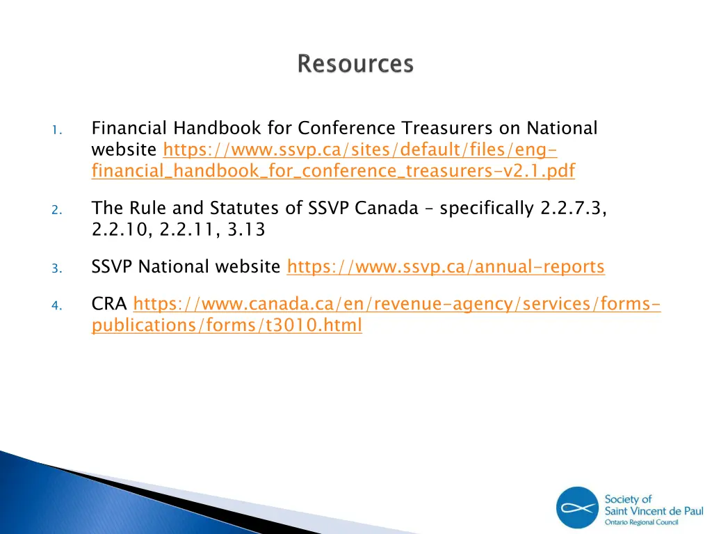 financial handbook for conference treasurers