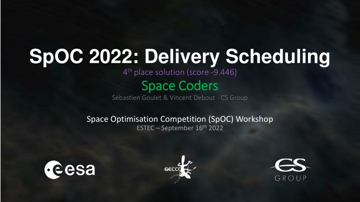 spoc 2022 delivery scheduling 4 th place solution