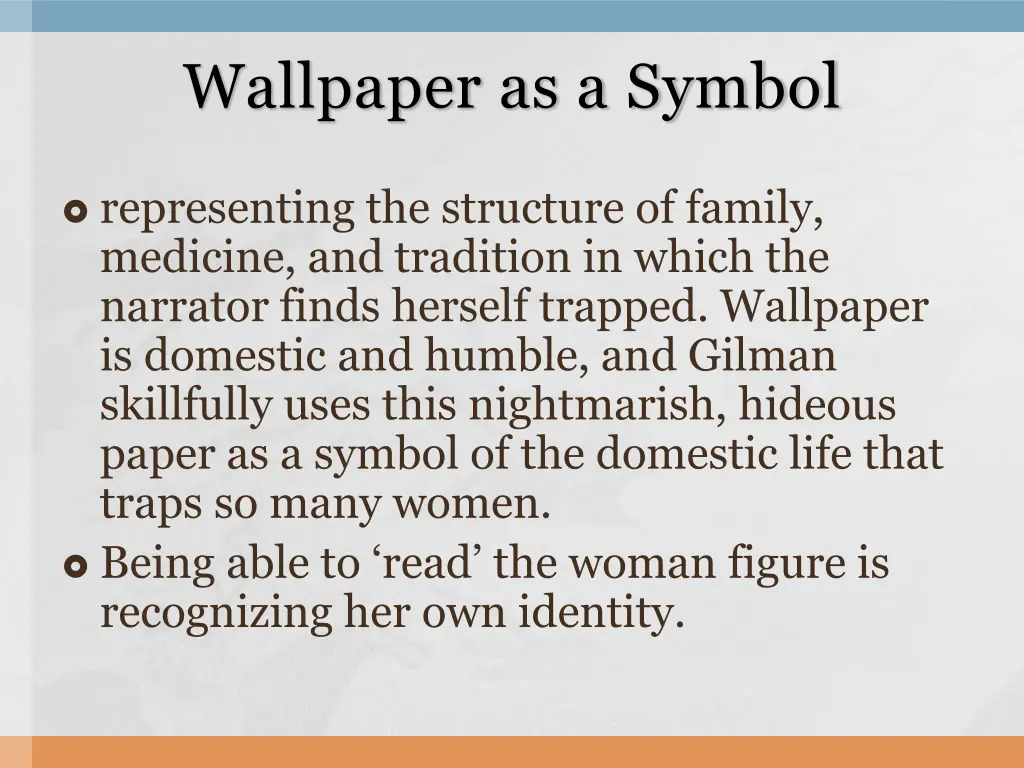 wallpaper as a symbol