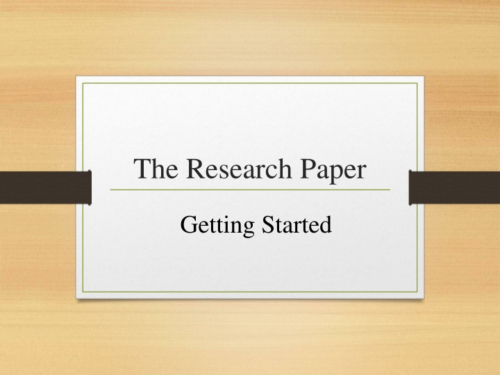 the research paper