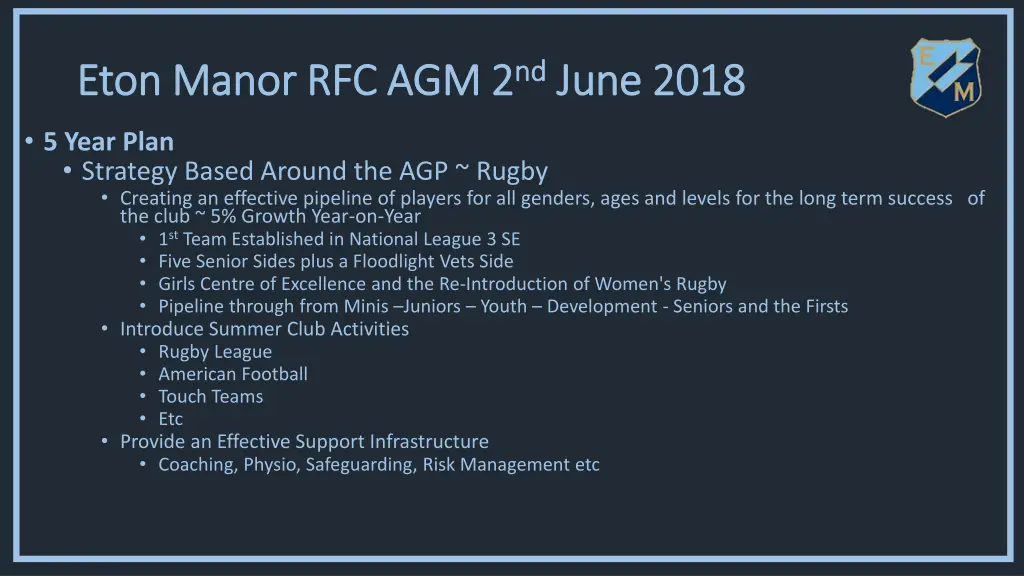 eton manor rfc agm 2 eton manor rfc agm 2 nd 15