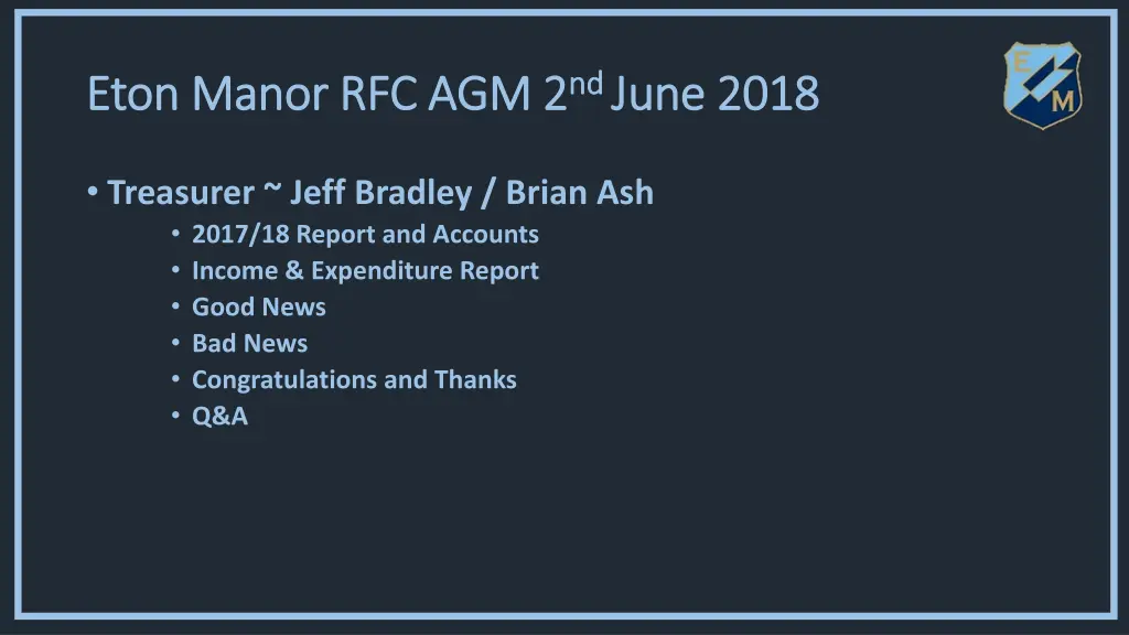 eton manor rfc agm 2 eton manor rfc agm 2 nd 3