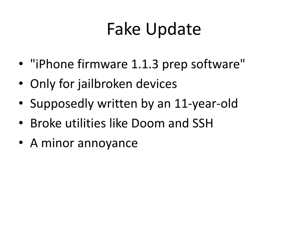 fake update