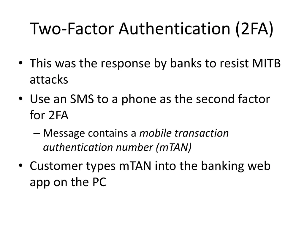 two factor authentication 2fa