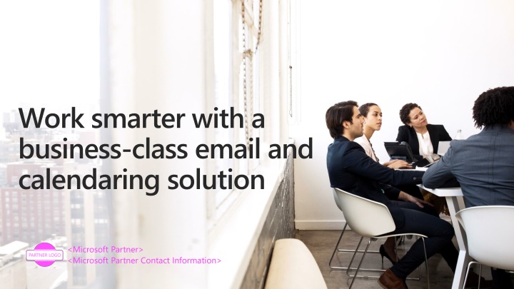 work smarter with a business class email