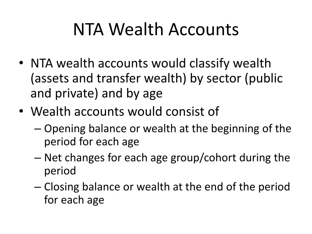 nta wealth accounts