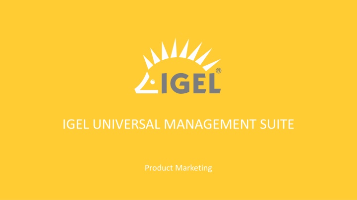 igel universal management suite