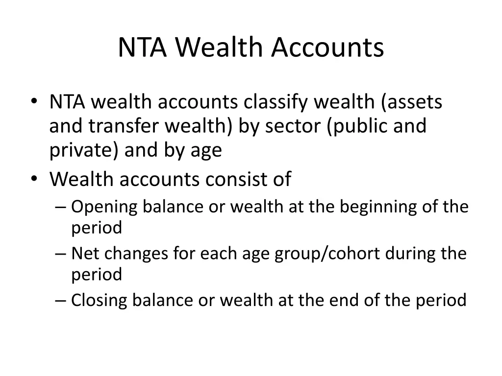 nta wealth accounts