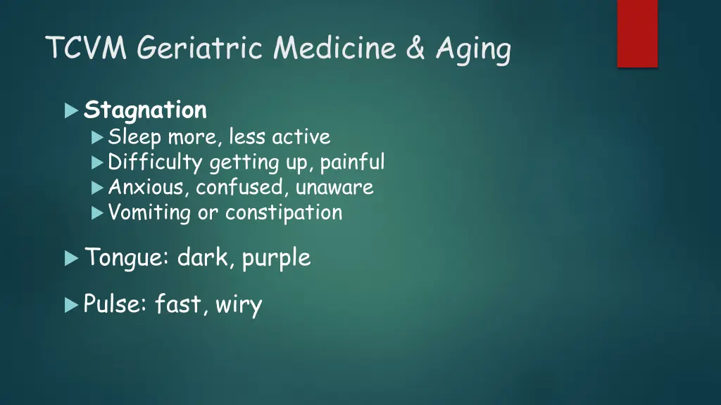 tcvm geriatric medicine aging 5